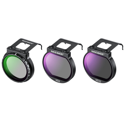 NEEWER FL-N27 3-Pack CPL/ND8/ND32 Filter Set for DJI NEO