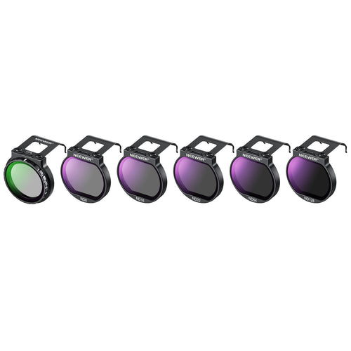 NEEWER FL-N30 6-Pack ND8/ND16/ND32/ND64/ND128/CPL Filter Set for DJI NEO