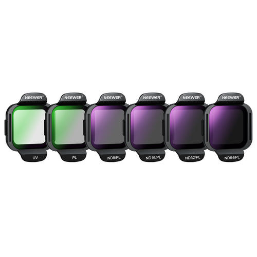 NEEWER FL-N35 6-Pack ND/PL Filter Set For DJI Flip / Lito X1 Drone