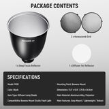 NEEWER FR30 11.6"/29.5cm Deep Focus Reflector, view 6