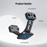 NEEWER GA030/GA030P Arca Type NATO Mount Adapter For DJI RS3/Pro RS4/Pro, view 6