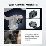 NEEWER GA031 Gimbal Mount for DJI RS5/RS4/RS4 Pro/RS3/RS Pro, view 3