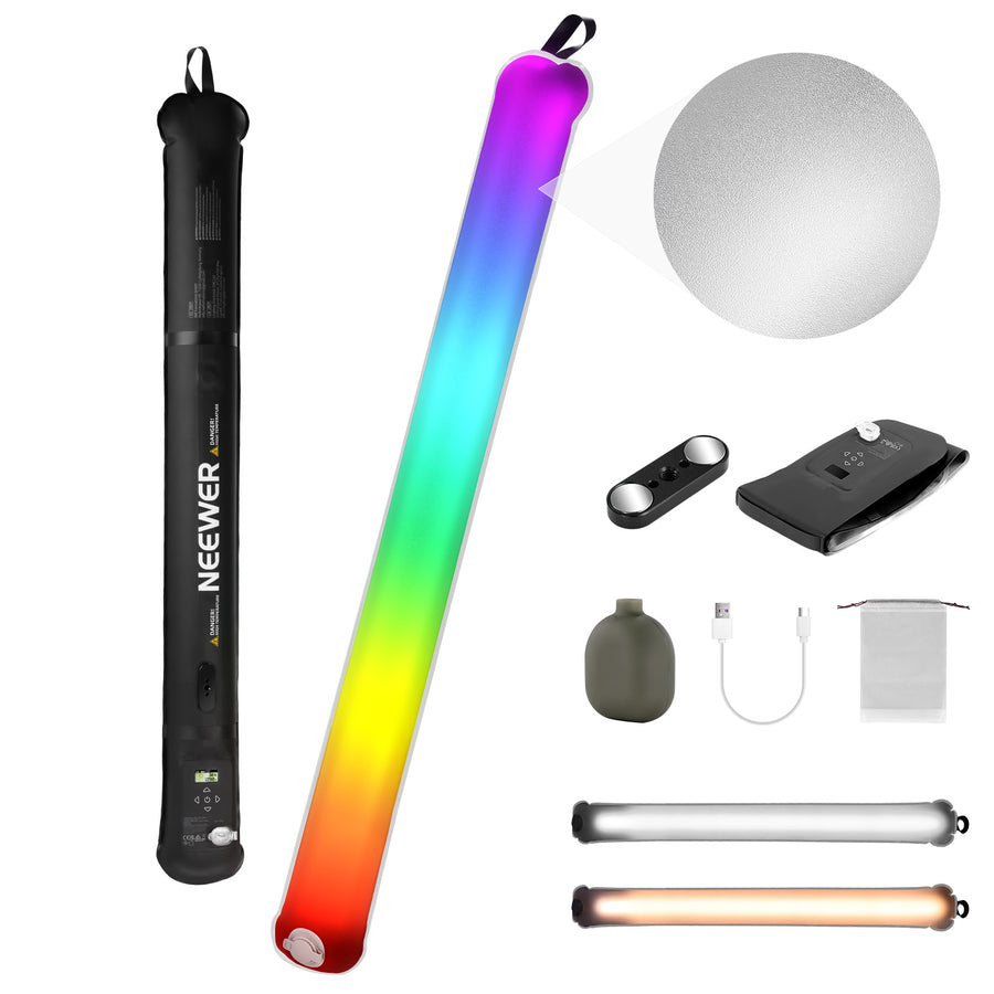 NEEWER BASICS GC30C 30W RGB Handheld Inflatable LED Fill Light