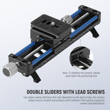NEEWER GM-MP2 140mm Macro Focusing Rail Slider with 360° Rotation, view 3