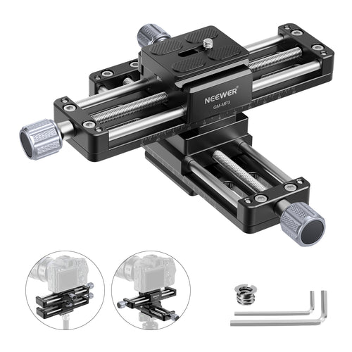 NEEWER GM-MP3 4 Axis Macro Focusing Rail