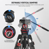 NEEWER GM006 Pro Video Tripod Fluid Head, view 3
