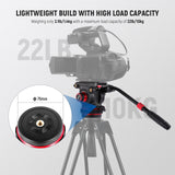 NEEWER GM006 Pro Video Tripod Fluid Head, view 6