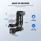 NEEWER GM102 Tripod Gimbal Head, view 4