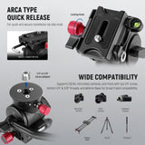 NEEWER GM23 Fluid Tripod Head with Handle & Arca Type Quick Release, view 5