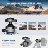 NEEWER GM41 Low Profile Tripod Ball Head, view 3