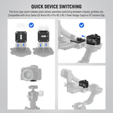 NEEWER GM47B Anti Twist Camera Quick Release Plate Kit, view 6