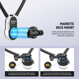 NEEWER GP-76 Magnetic Neck Mount For Action Cameras, view 2