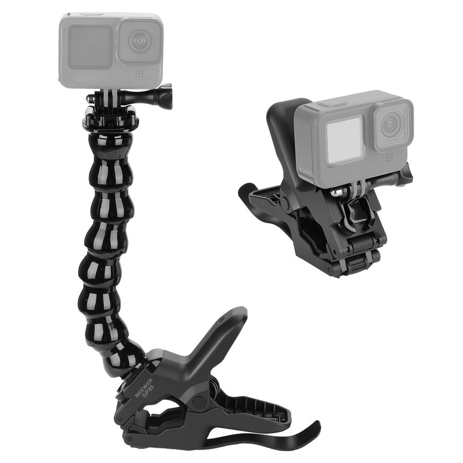 NEEWER GP-80 Flexible Clamp Mount For Action Cameras