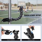 NEEWER GP-80 Flexible Clamp Mount For Action Cameras, view 4