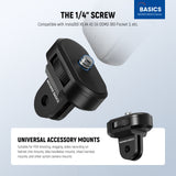 NEEWER GP-92 3 Pack 1/4" to 2 Prong Camera Tripod Mount Adapter Kit, view 2