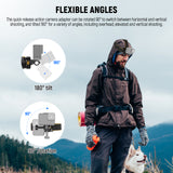 NEEWER GP20 Magnetic Quick Release Head Strap Mount for Action Camera, view 2