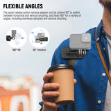 NEEWER GP22 Magnetic Backpack Strap Clip Mount for Action Camera, view 2