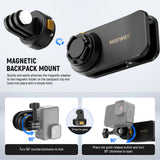 NEEWER GP22 Magnetic Backpack Strap Clip Mount for Action Camera, view 3