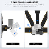 NEEWER GP25 Chest Mount Harness Chest Strap for Action Camera, view 4