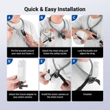 NEEWER GP49 Neck Mount For Action Cameras, view 6