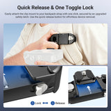 NEEWER GP67 Backpack Camera Clip Mount, view 3