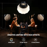 NEEWER HB80B 80W Bi-Color Mini COB LED Video Light, view 3