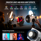 NEEWER HB80C 80W RGBWW Mini COB LED Video Light, view 3