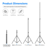 NEEWER ST-300 300cm Photography Light Stand, view 3