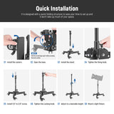 NEEWER ST72 72cm Dolly Heavy Duty Light Stand, view 5
