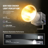 NEEWER HS60C 60W Portable RGB LED Video Light, view 5