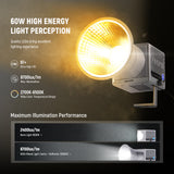 NEEWER HS60C Pro 60W Portable RGB LED Video Light, view 3