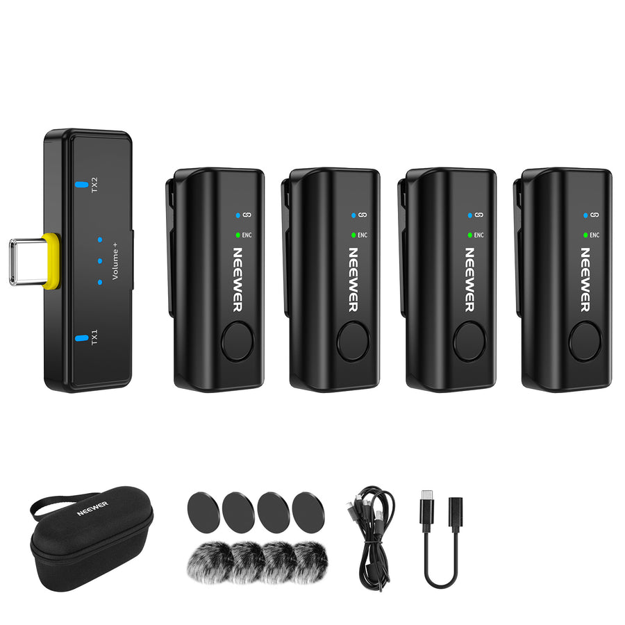 NEEWER KM23C Wireless Lavalier Microphone System