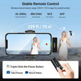 NEEWER KM23C Wireless Lavalier Microphone System, view 2