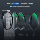 NEEWER LA009 67mm Phone Filter Clip, view 6