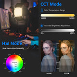 NEEWER 2 Pack RGB480 APP Control RGB LED Light, view 5