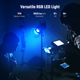 NEEWER RGB CB60 70W CRI 97+ LED Video Light, view 2