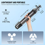 NEEWER LT38 61" Carbon Fiber Travel Tripod, view 2
