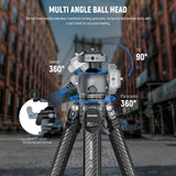 NEEWER LT38 61" Carbon Fiber Travel Tripod, view 6