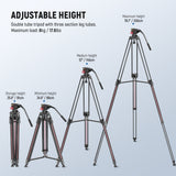 NEEWER LL38 79" Professional Video Tripod, view 2