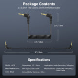 NEEWER LM18 2 Pack Aux Cable Set, view 3