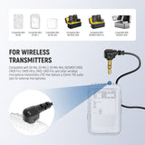 NEEWER LM5 2 Pack 6.6ft/2m 3.5mm TRS Mini Clip On Wired Lavalier Microphone, view 4
