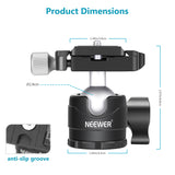NEEWER LO28 28MM Low Profile Tripod Ball Head, view 2