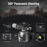 NEEWER GM36 36mm Metal Panorama Low Profile Camera Tripod Ball Head, view 6