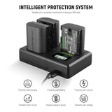 NEEWER Replacement Battery and Charger Set for Canon LP-E6NH, view 3