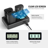 NEEWER Replacement Battery and Charger Set for Canon LP-E6NH, view 4