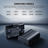 NEEWER 2 Pack 2200mAh LP-E6P Replacement Battery & Charging Set For Canon EOS, view 3