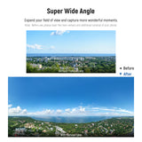 NEEWER LS-29 PRO 8mm Fisheye Lens with 17mm Thread Phone Lens Clip, view 2