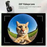 NEEWER LS-29 PRO 8mm Fisheye Lens with 17mm Thread Phone Lens Clip, view 4