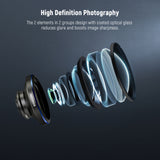 NEEWER LS-29 PRO 8mm Fisheye Lens with 17mm Thread Phone Lens Clip, view 6