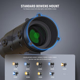 NEEWER LS-300 19° Spotlight Snoot with Bowens Mount, view 3